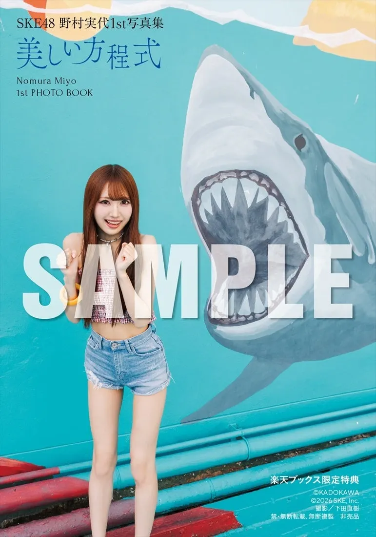 Miyo Nomura (野村実代) first photobook Beautiful Equation promotional image