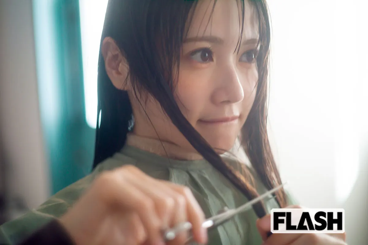 Mai Nakamura (中村舞) of STU48 from her second photobook Maikaze