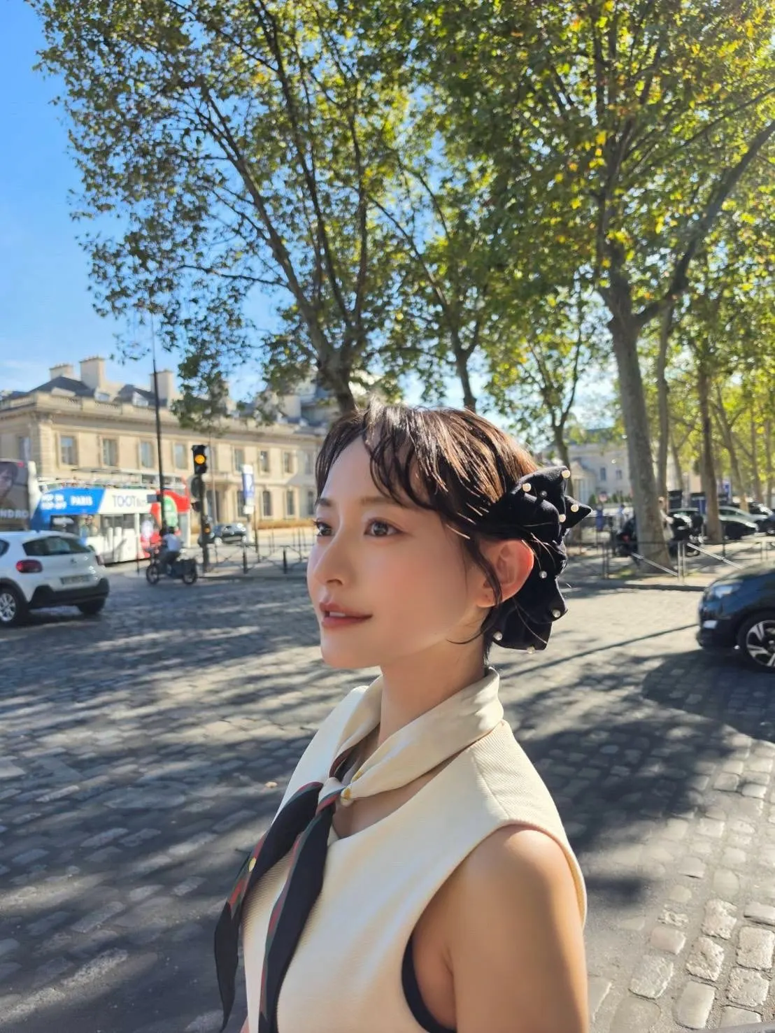 Photographed in retro fashion style.