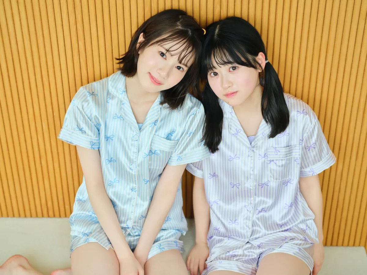 Gravure The Television vol.84 Features 17th-Generation Classmates Eriko Hashimoto and Momoka Hotei