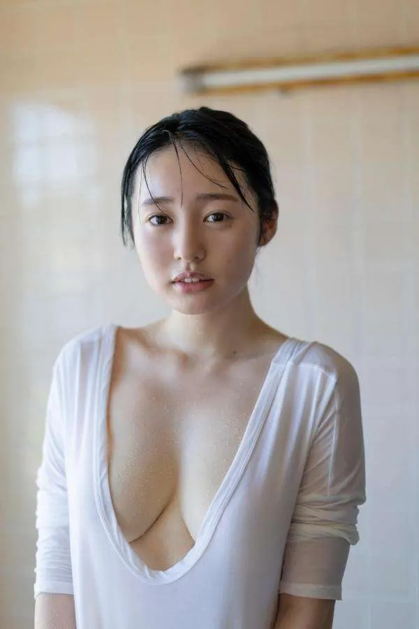 Official provisional preview photograph for Miu Shirahama (白濱美兎) second photobook; final cover artwork pending