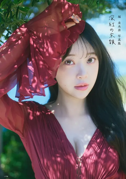 Cover of Miona Hori photobook Shinku no Yoin